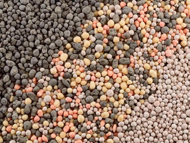 fertilizer granules segregation