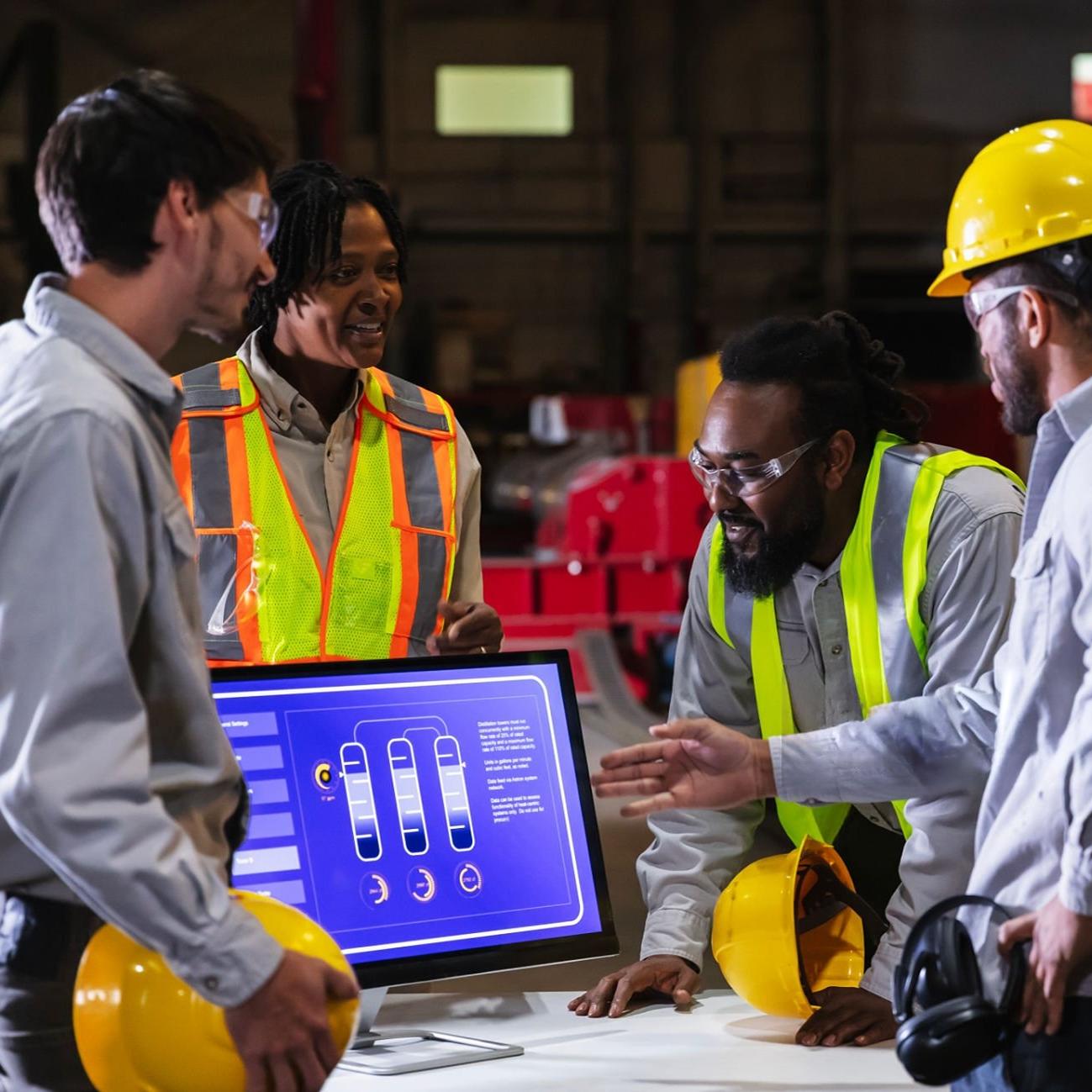 team meeting factory