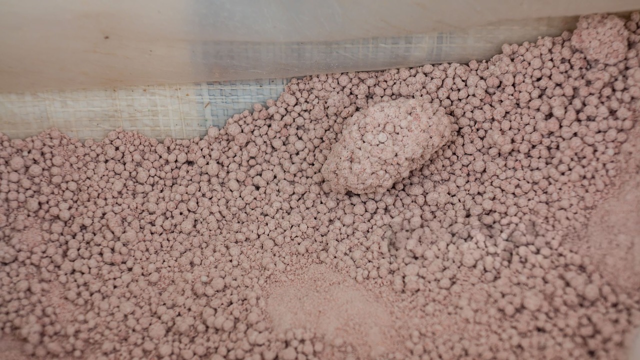 caked,low quality fertilizer granules